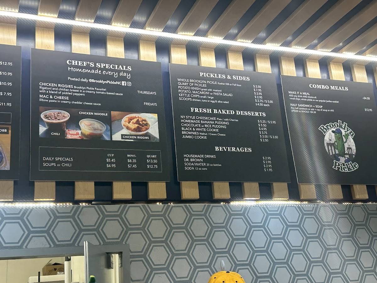 Brooklyn Pickle Sandwich Shop меню