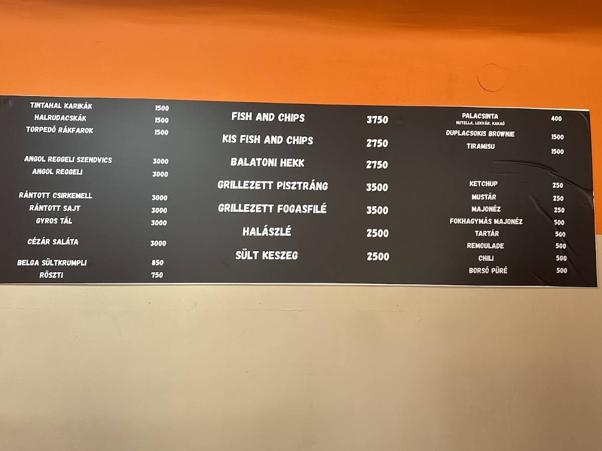 Fishbox меню