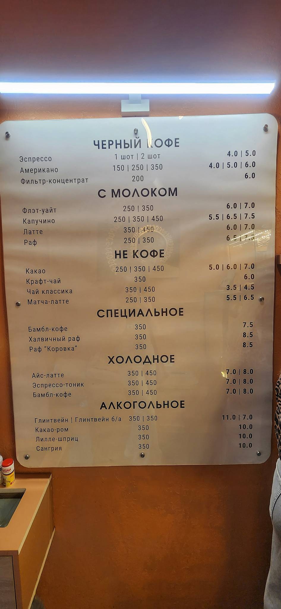 Кофе булки меню