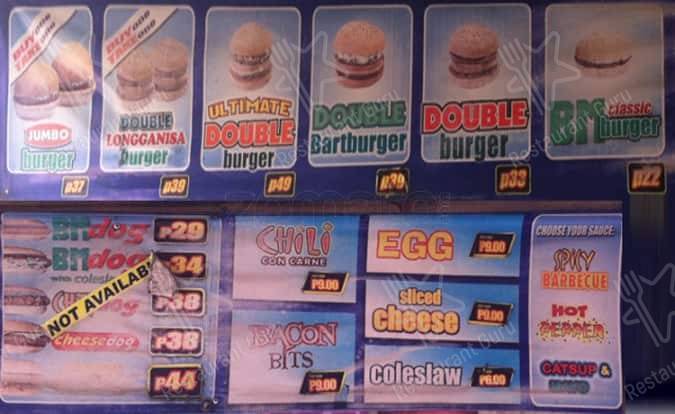 Burger Machine (Greenheights, Sucat) меню