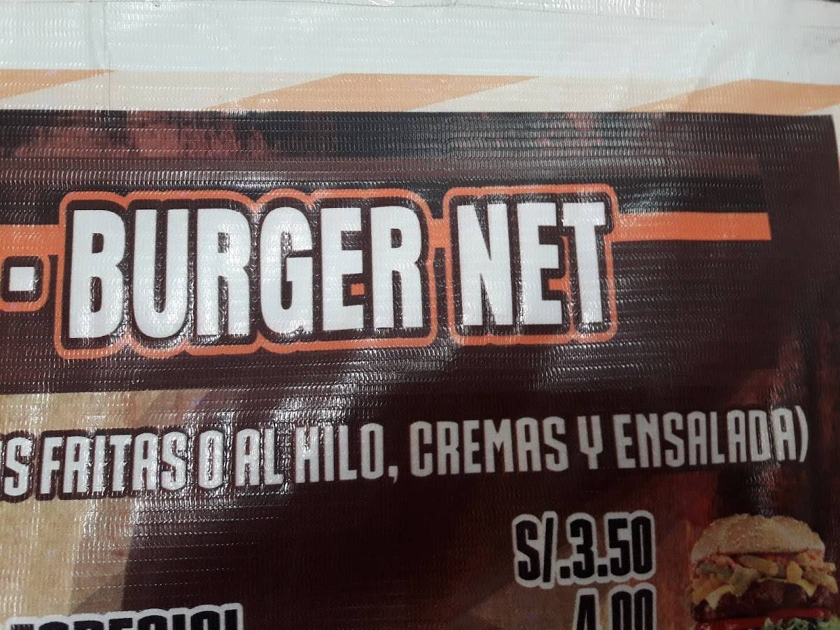 Burger Net меню