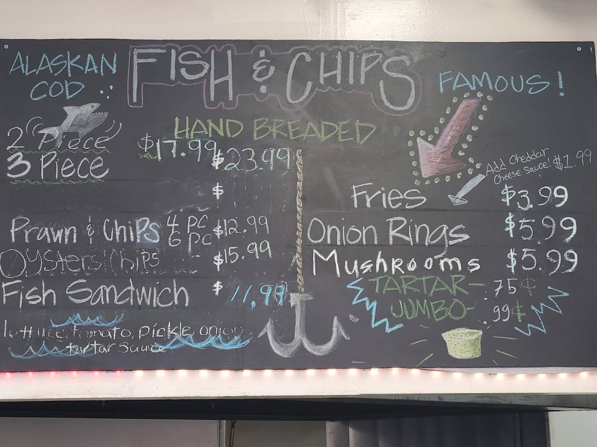 By's Fish and Chips меню