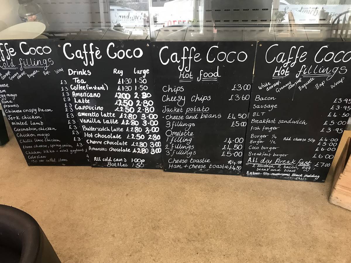 Cafe Coco меню