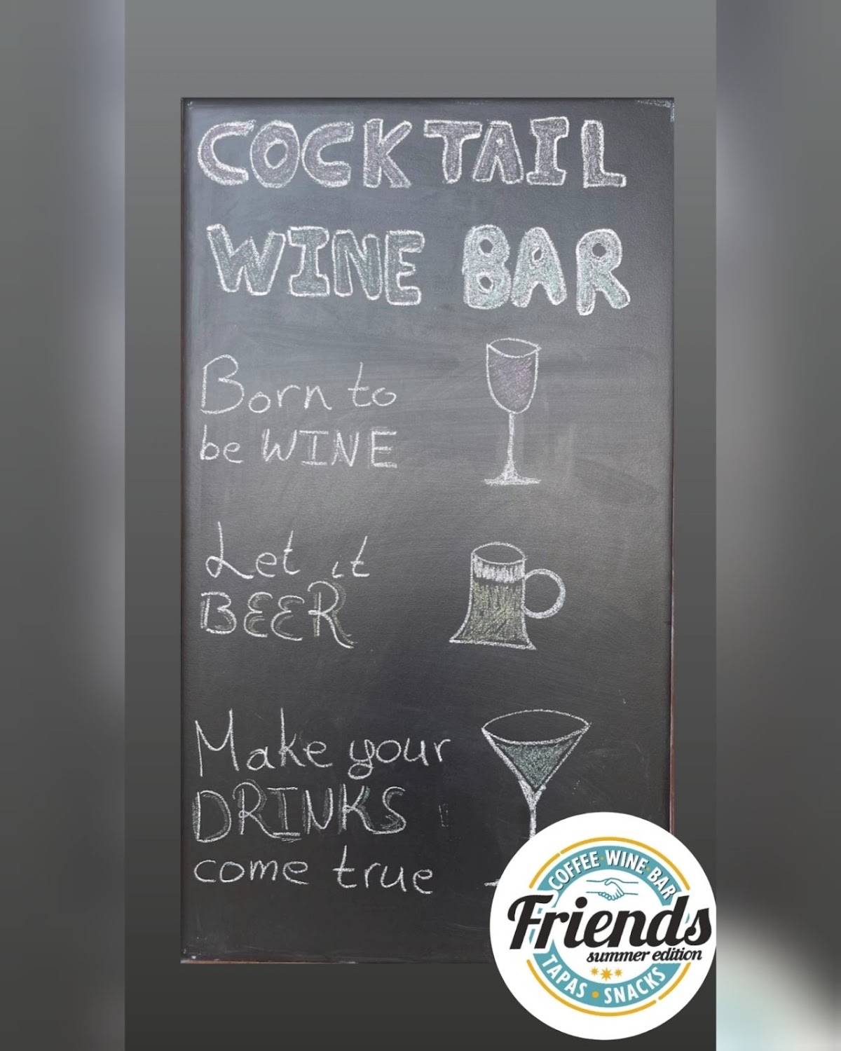 Friends The bar меню
