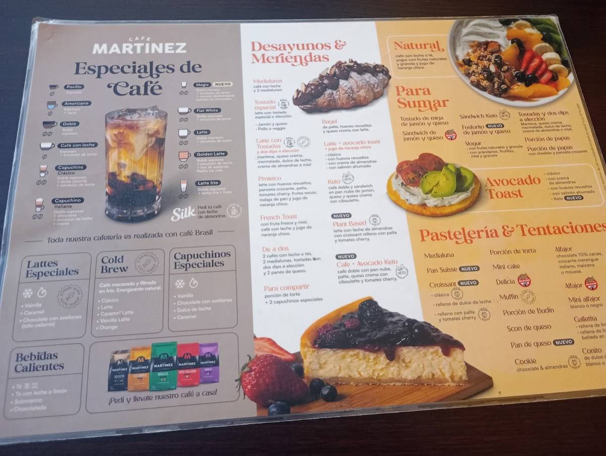Café Martínez меню