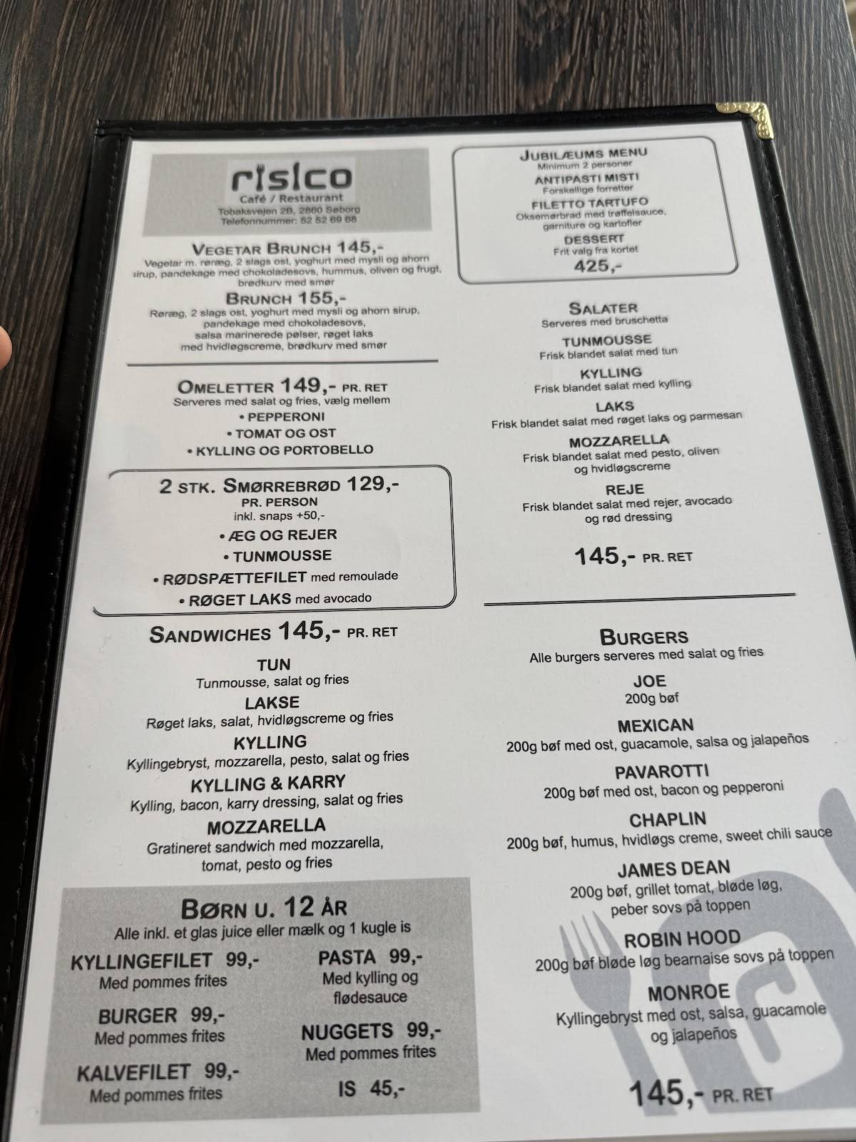 Café Risico Søborg меню