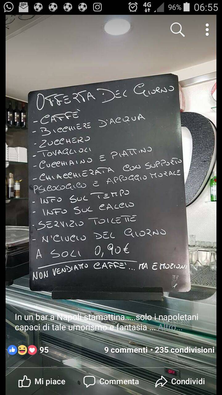 Caffè di cavè меню