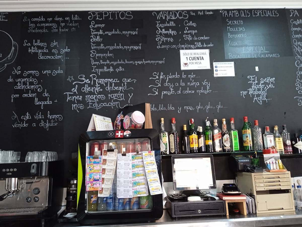 Bar Ca'n Remendon меню