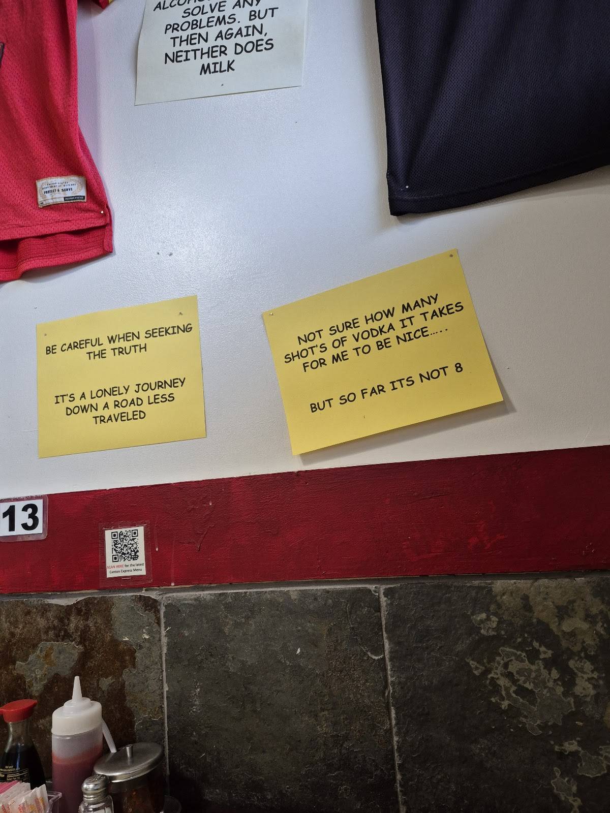 Canton Express меню