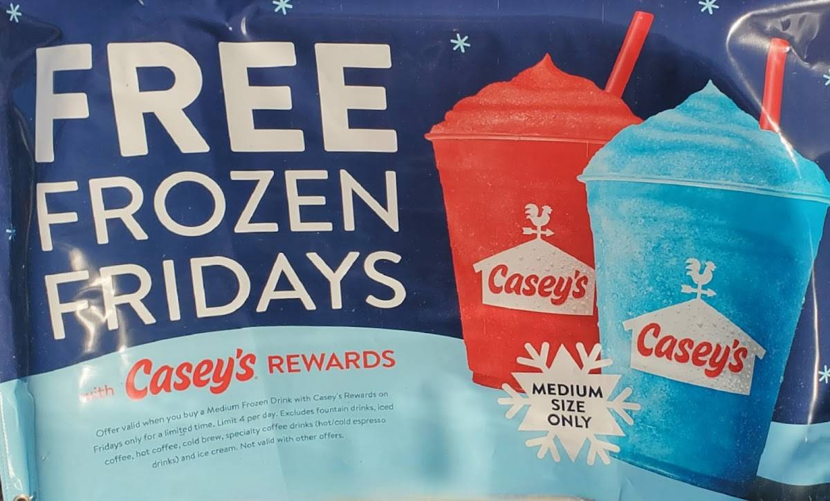 Casey's меню