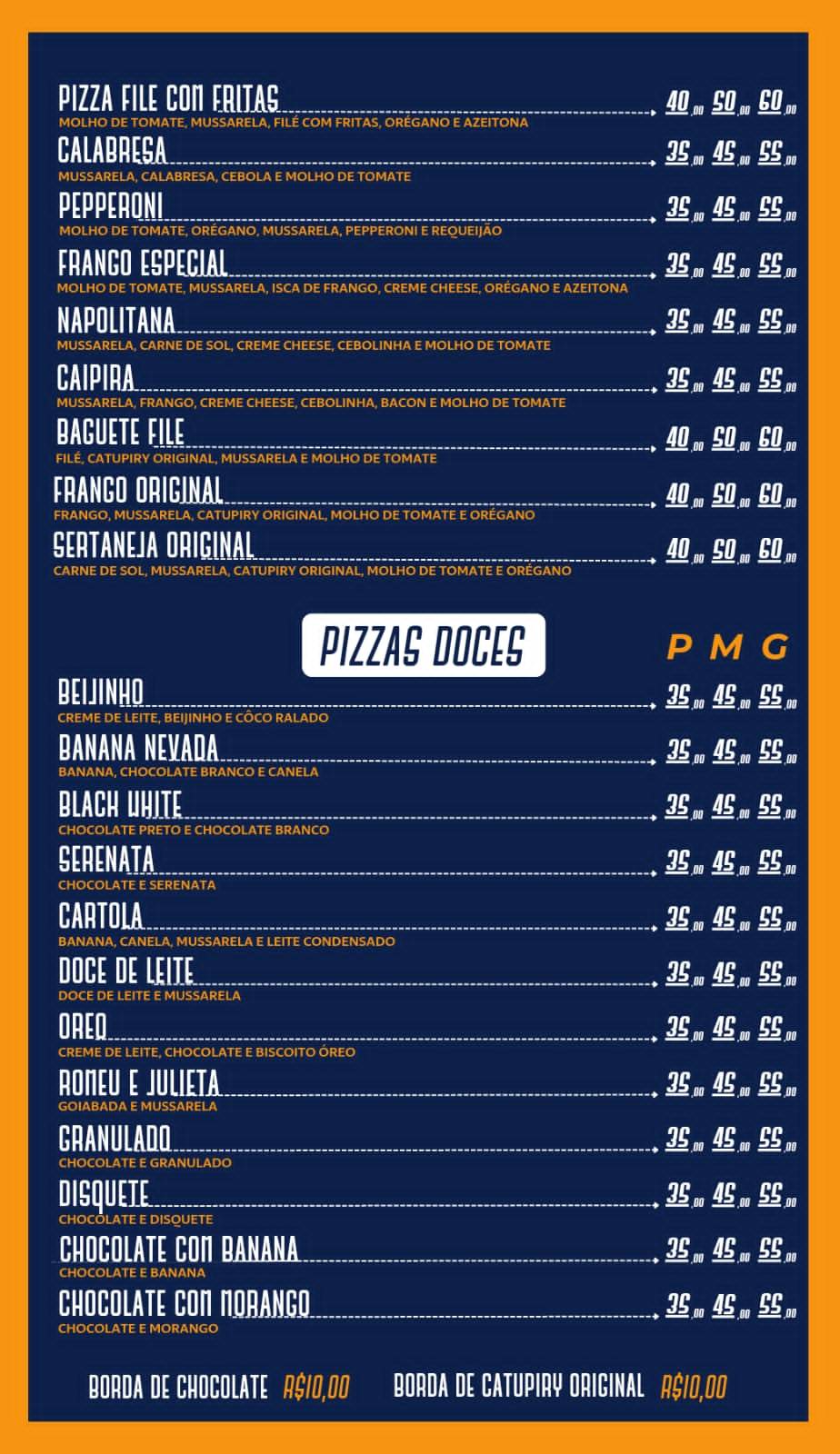Castelod'pizza меню