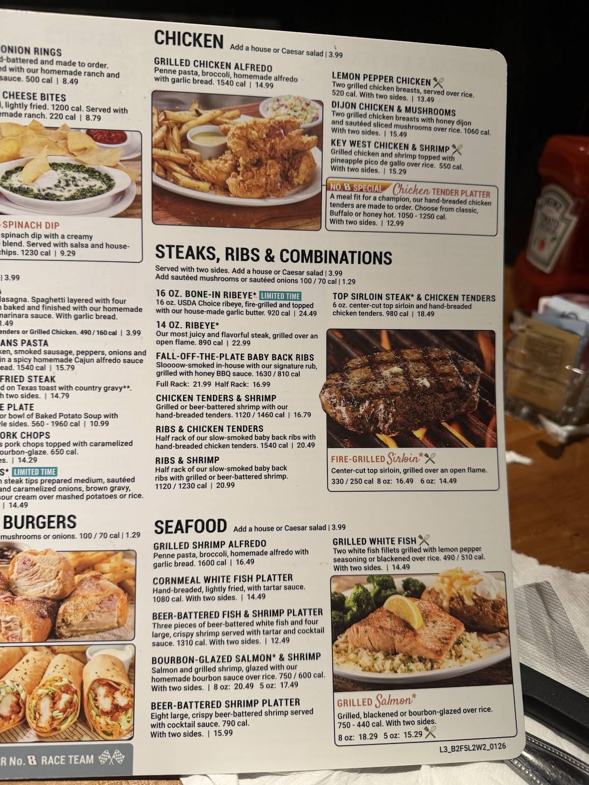 Cheddar's Scratch Kitchen меню
