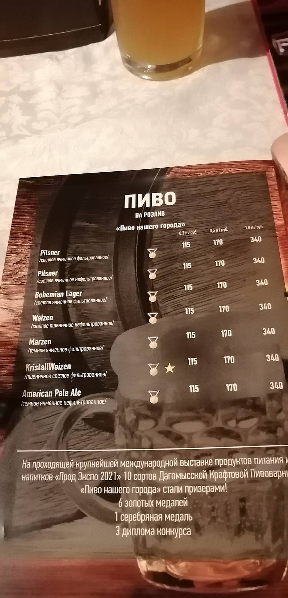 Черномор меню