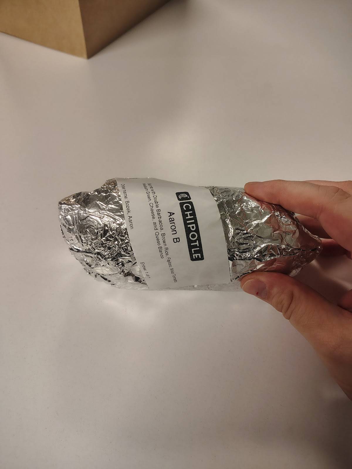 Chipotle Mexican Grill меню
