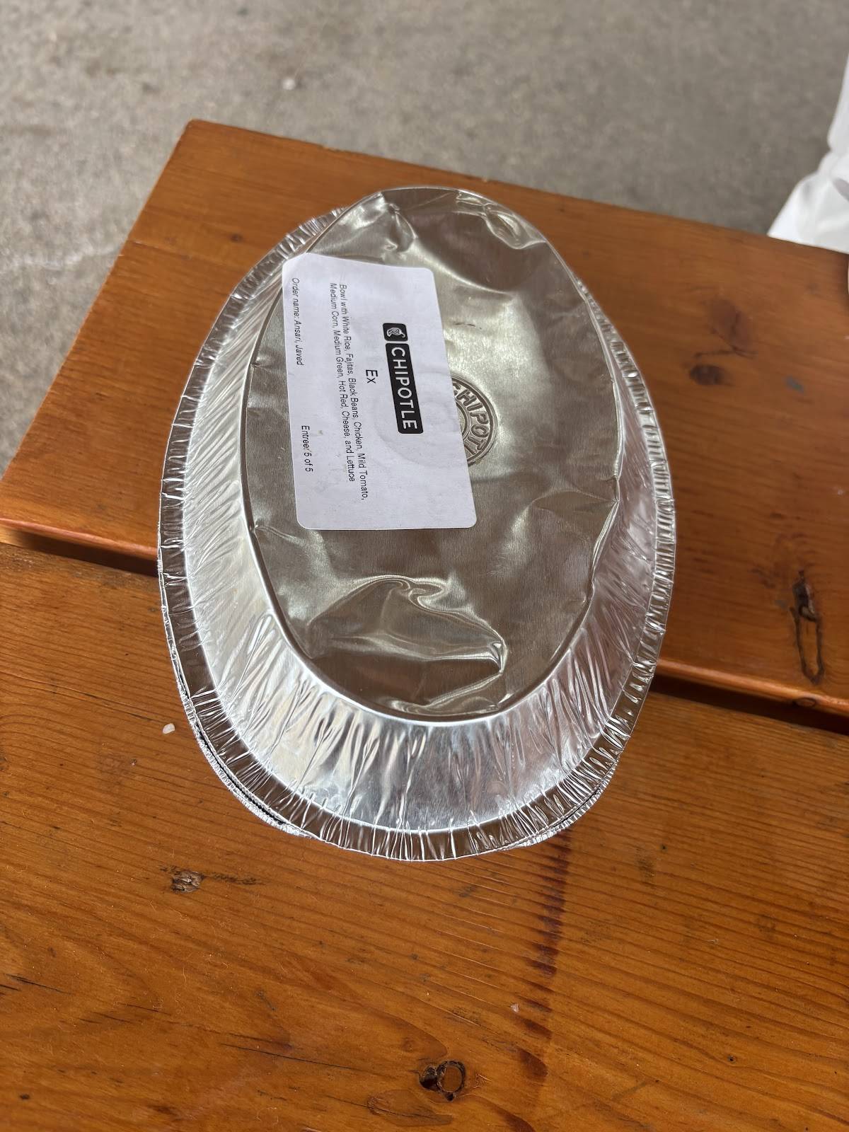 Chipotle Mexican Grill меню