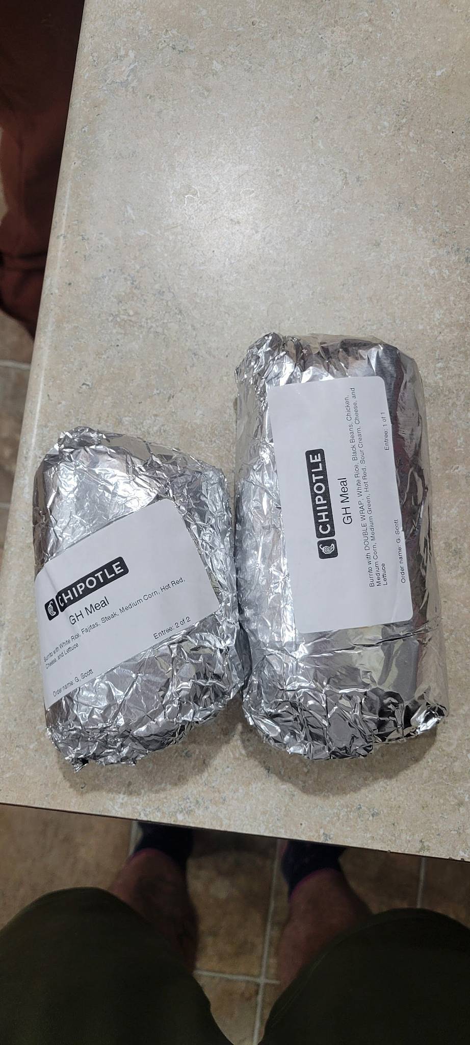 Chipotle Mexican Grill меню
