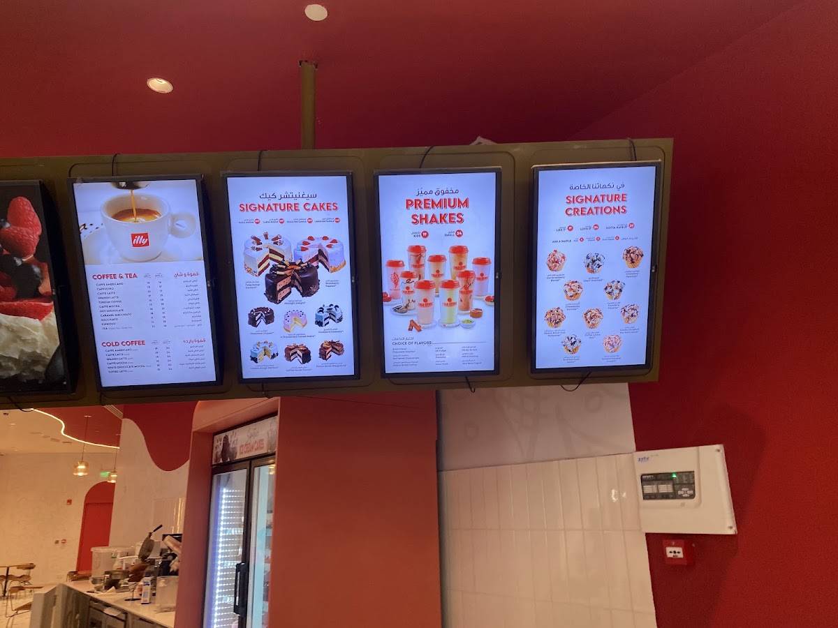 Cold Stone Creamery меню