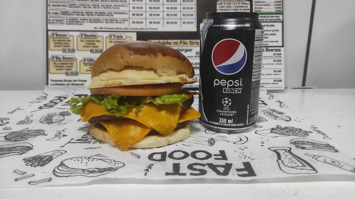 D'Ghust Burger Sanduicheria меню