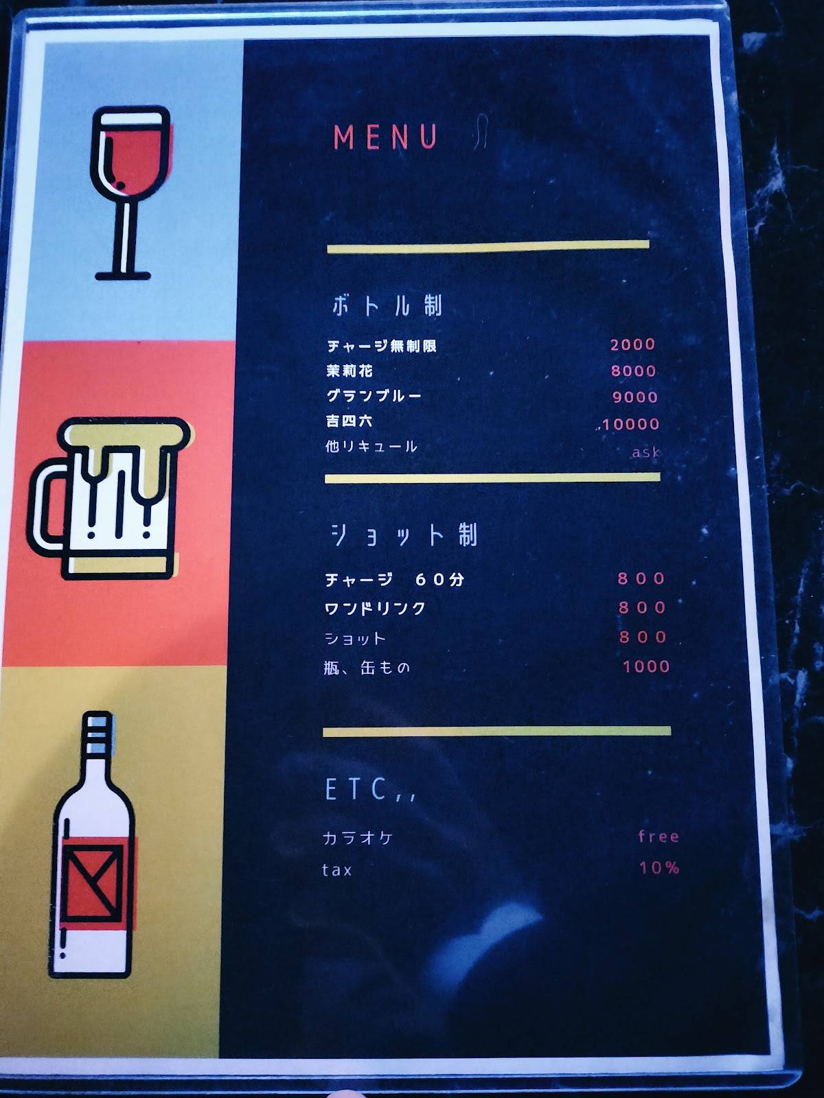 DRINKSTAND меню