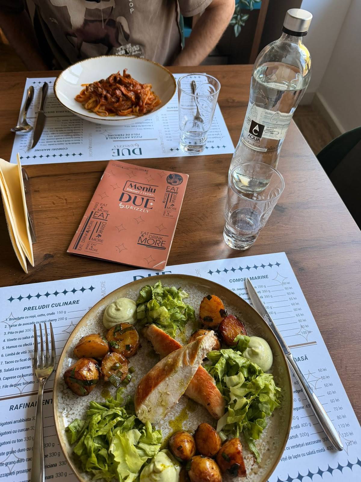 DUE Restaurant меню