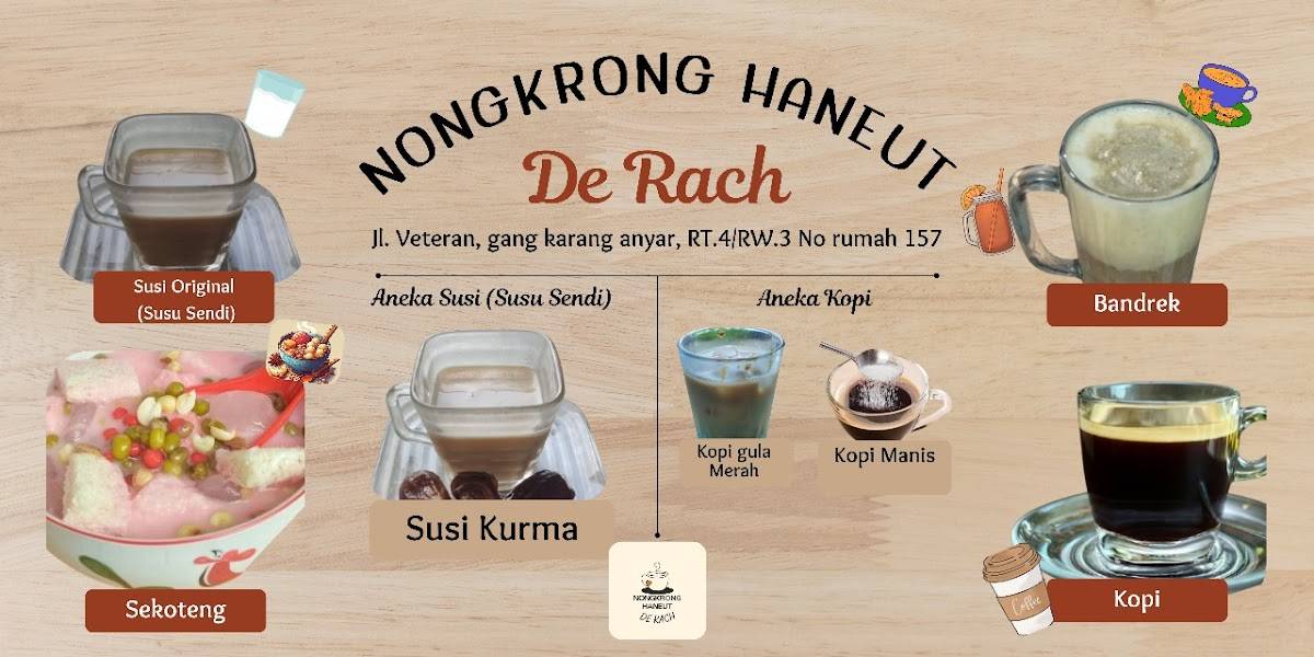 De Rach меню