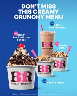 Baskin-Robbins меню