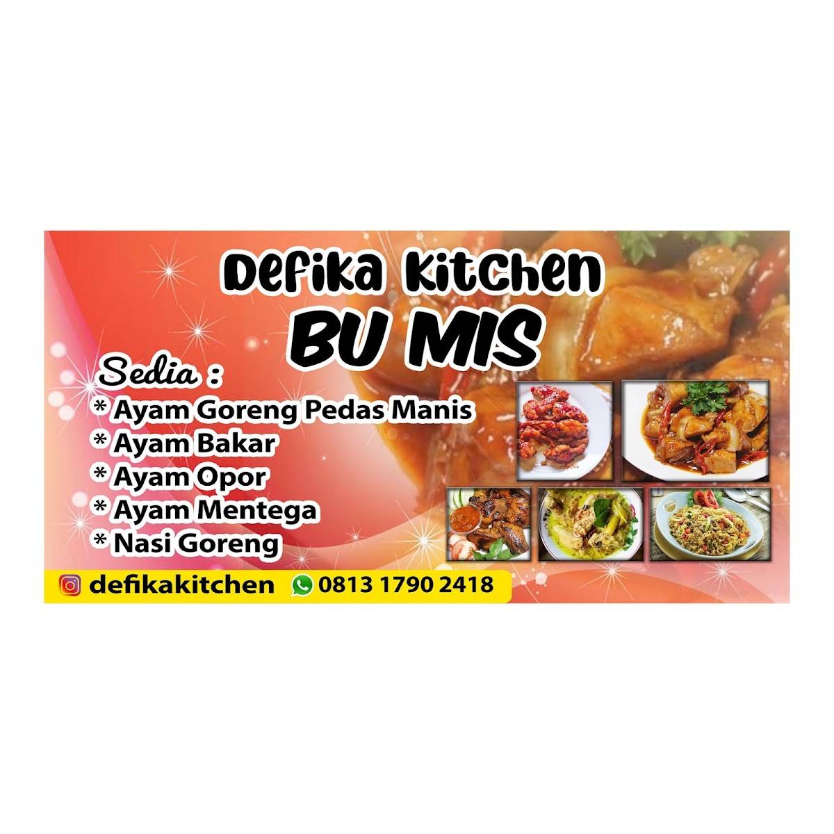 Defikakitchen меню