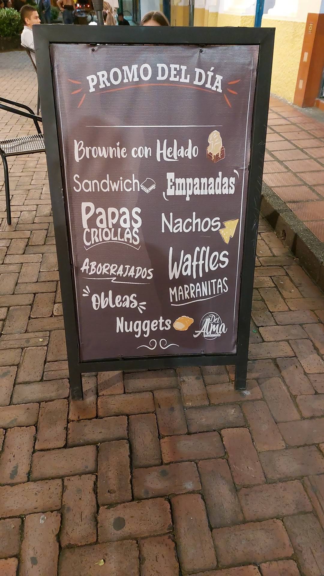 Del Alma меню