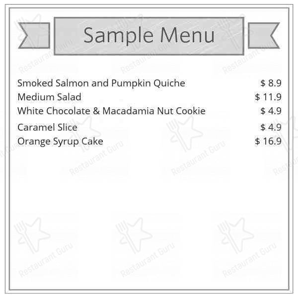 De'lish Artisan Foods меню