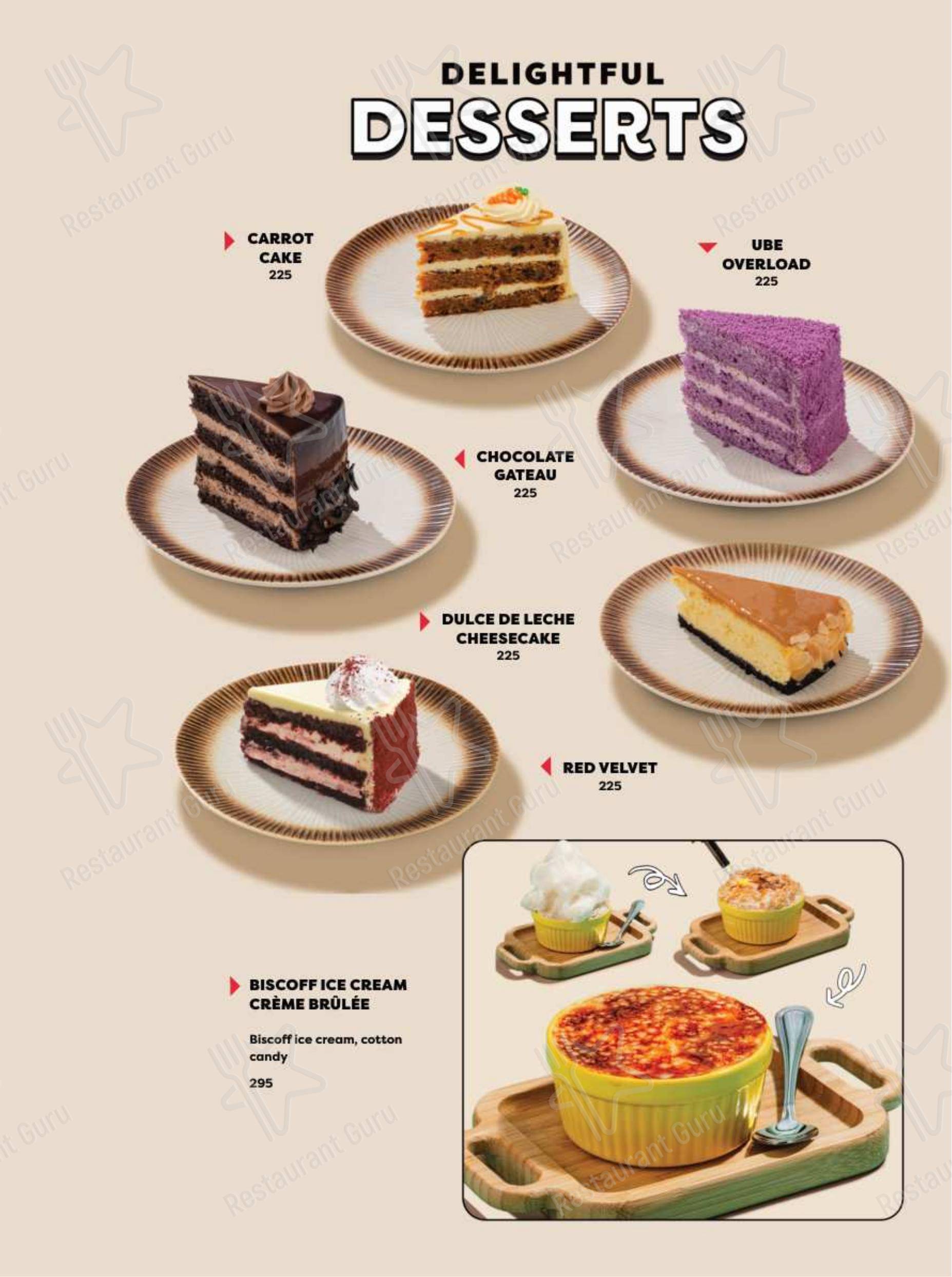 Denny's в Санта-Росе - Меню