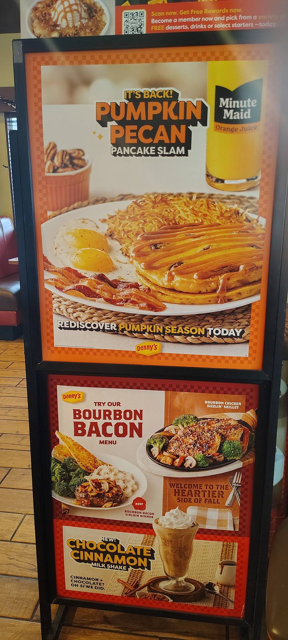 Denny's Restaurant меню