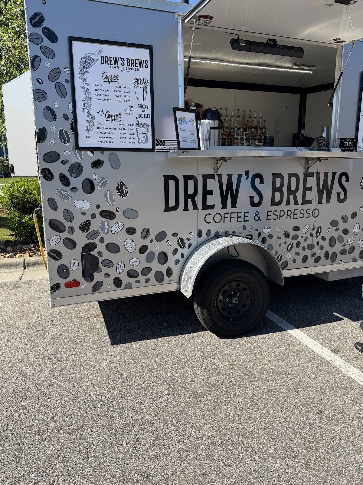 Drew's Brews меню