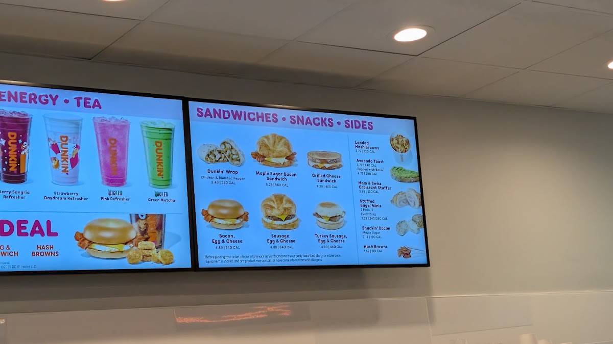 Dunkin' меню