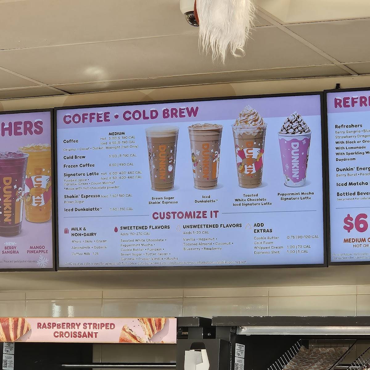 Dunkin' меню