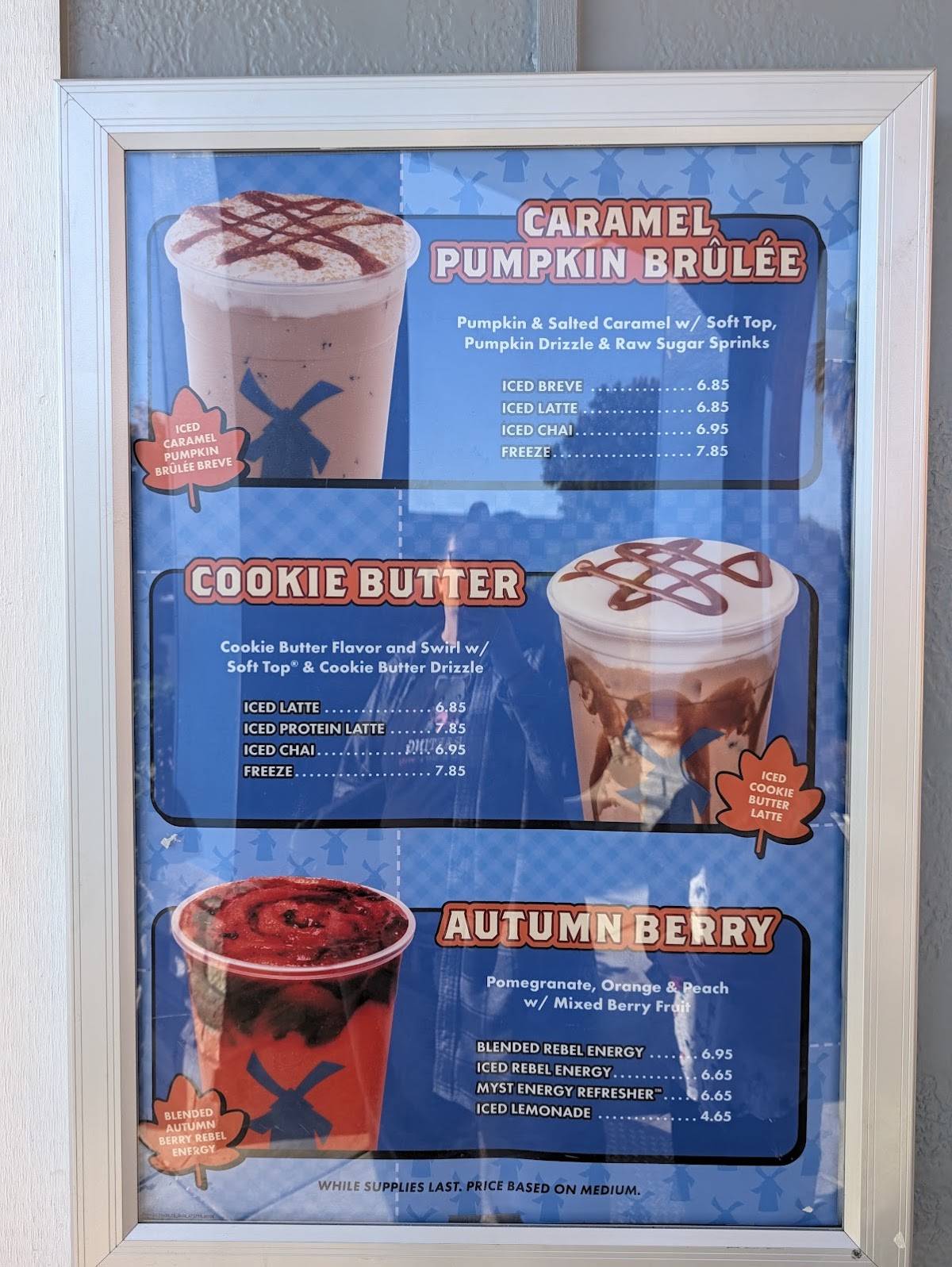 Dutch Bros Coffee меню
