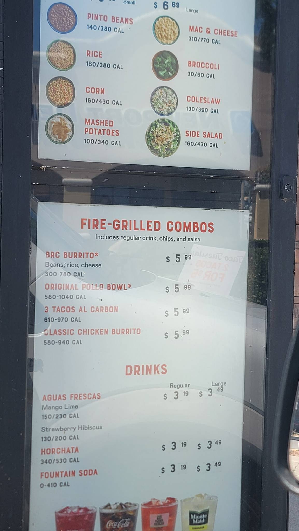 El Pollo Loco меню