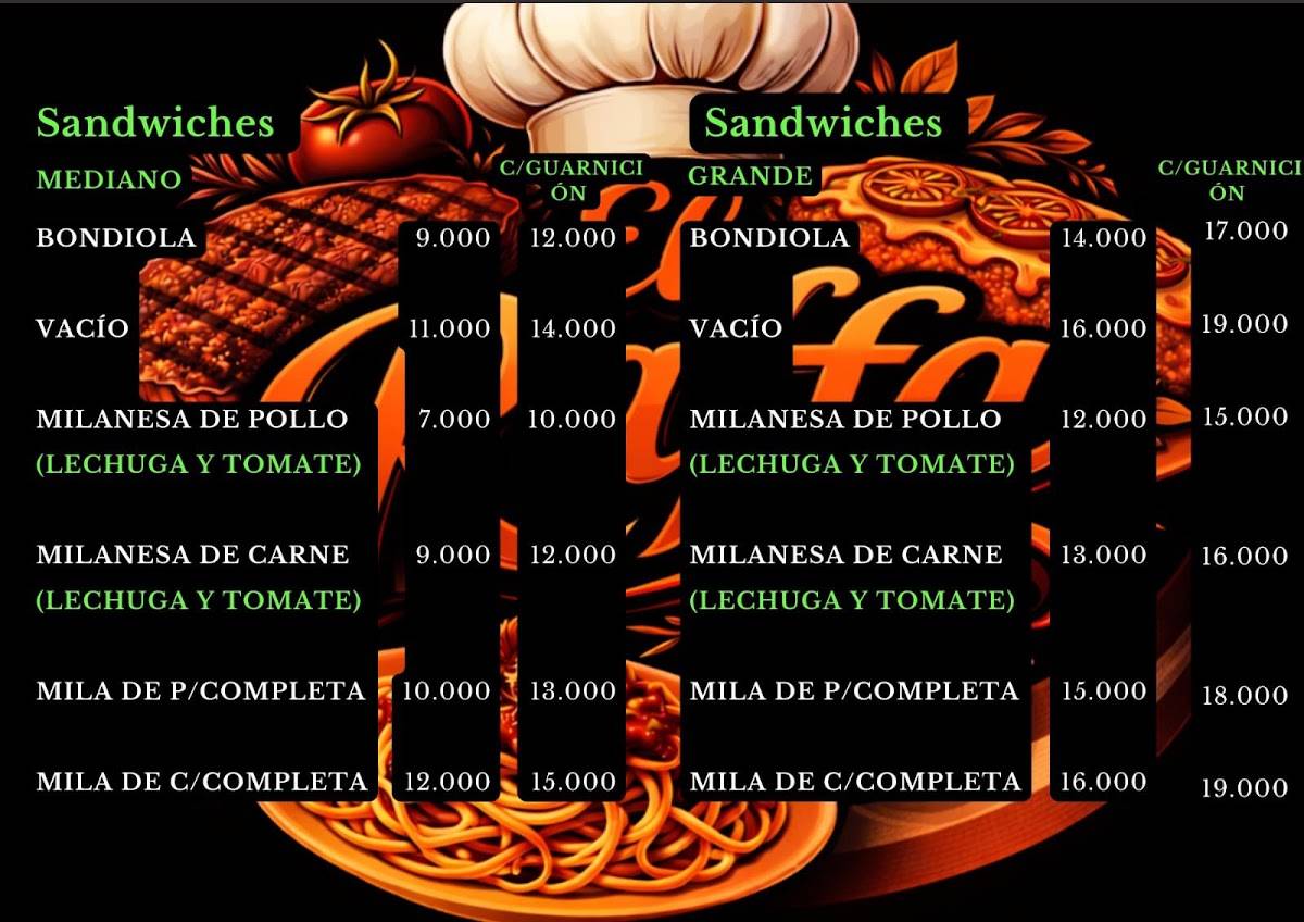 El Raffa меню