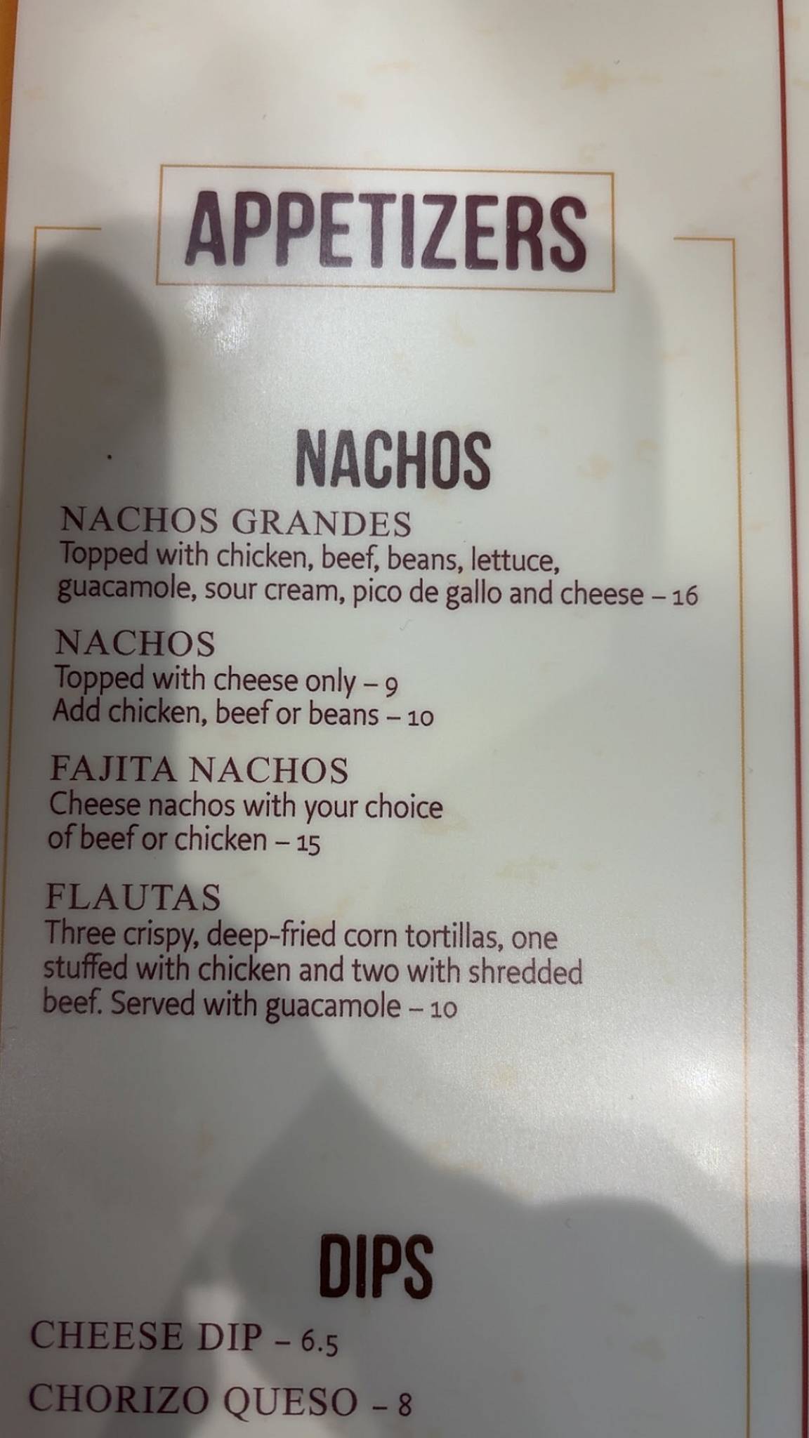 El Ranchero Mexican Restaurant меню