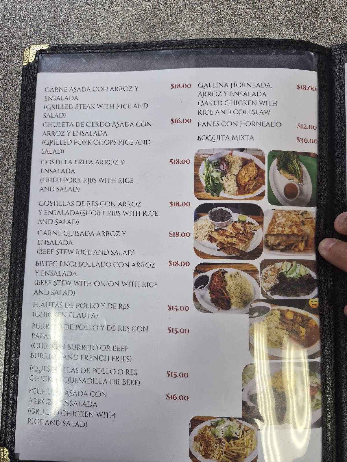 El Rey Del Pollo меню