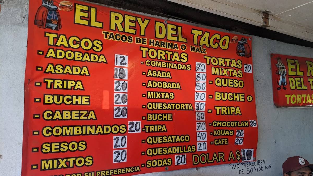 El Rey Del Taco меню