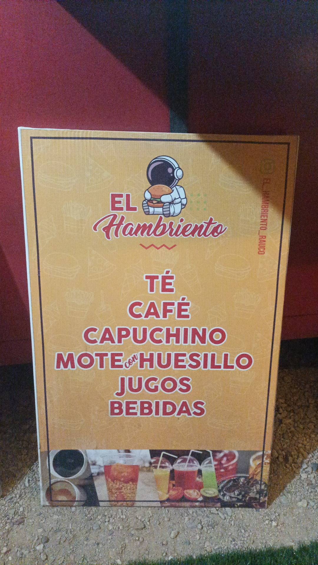 El hambriento меню