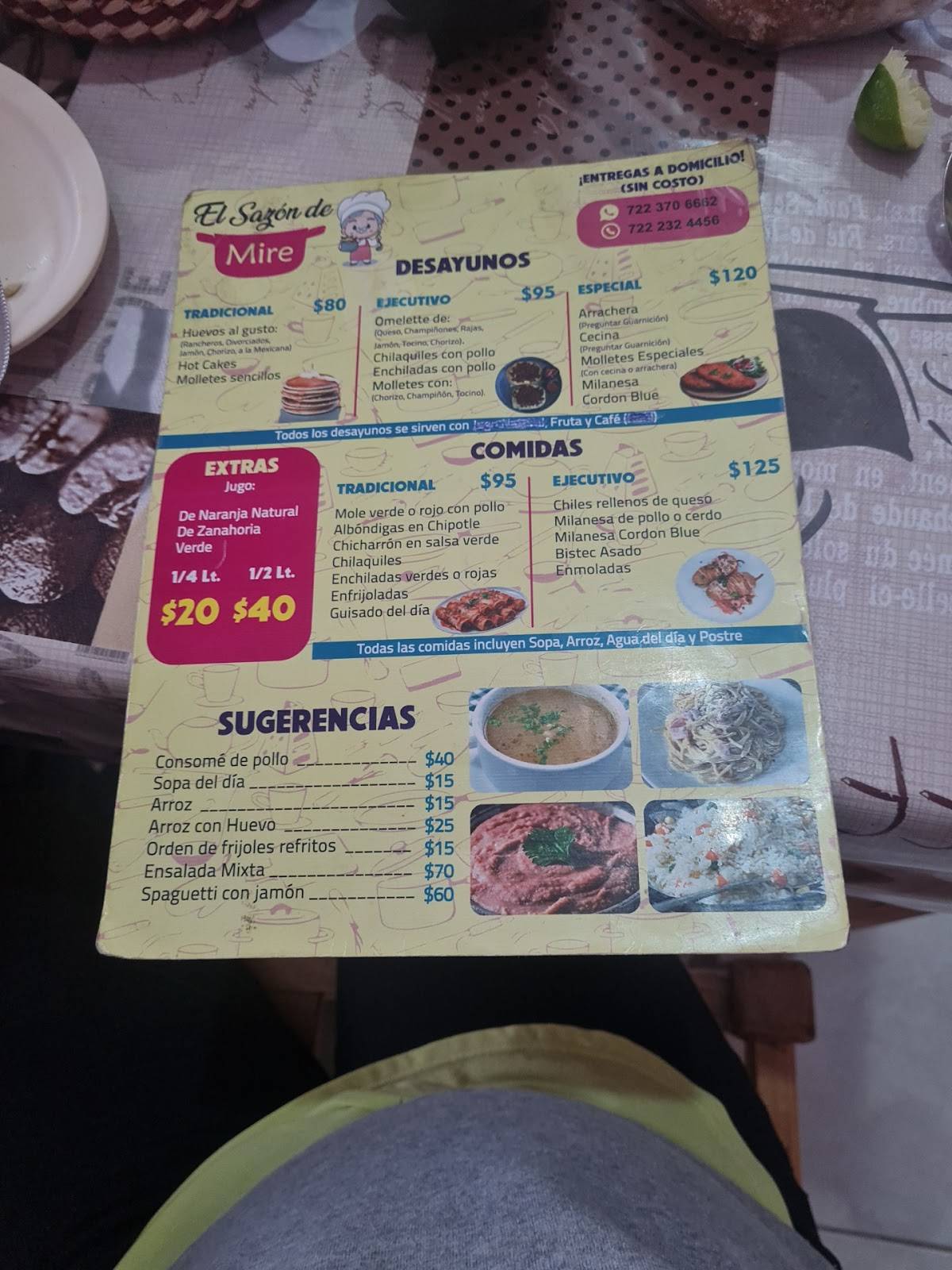 El sazón de Tita меню