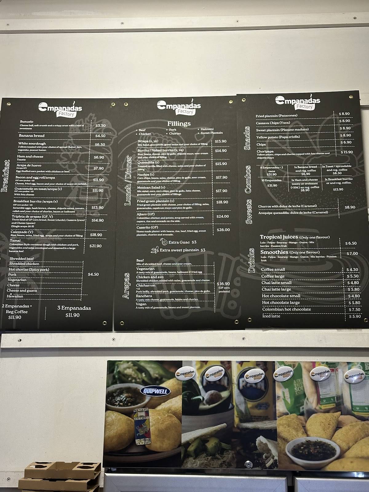 Empanadas Factory меню