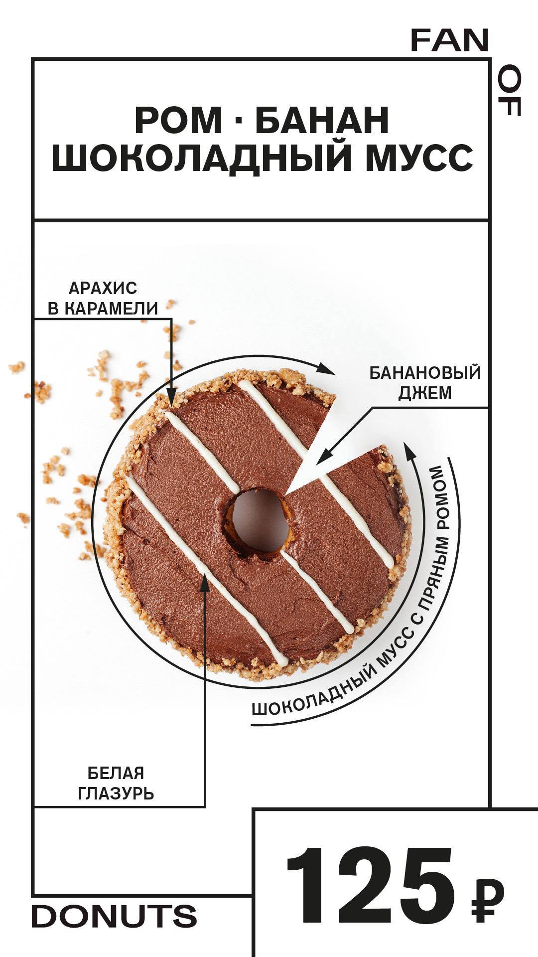 Fan of donuts меню