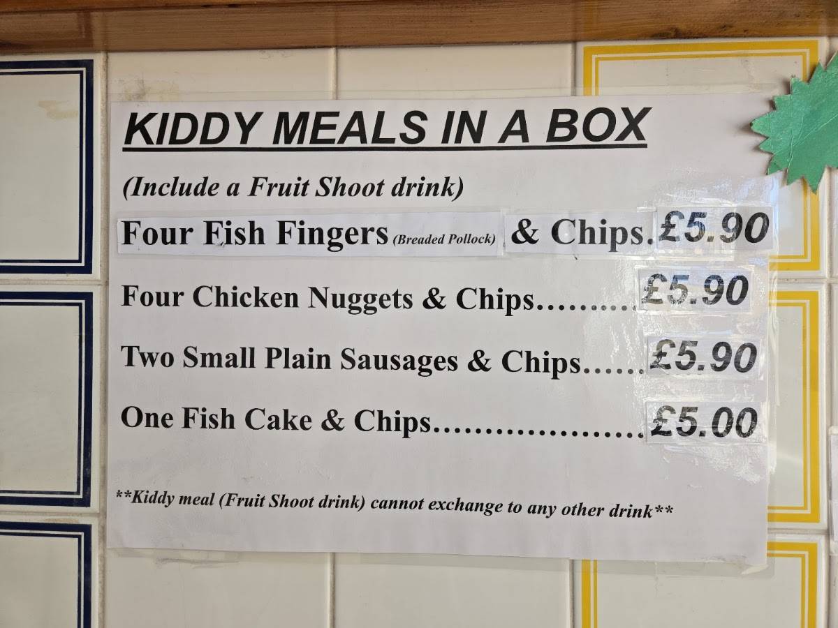 King's Fishbar меню