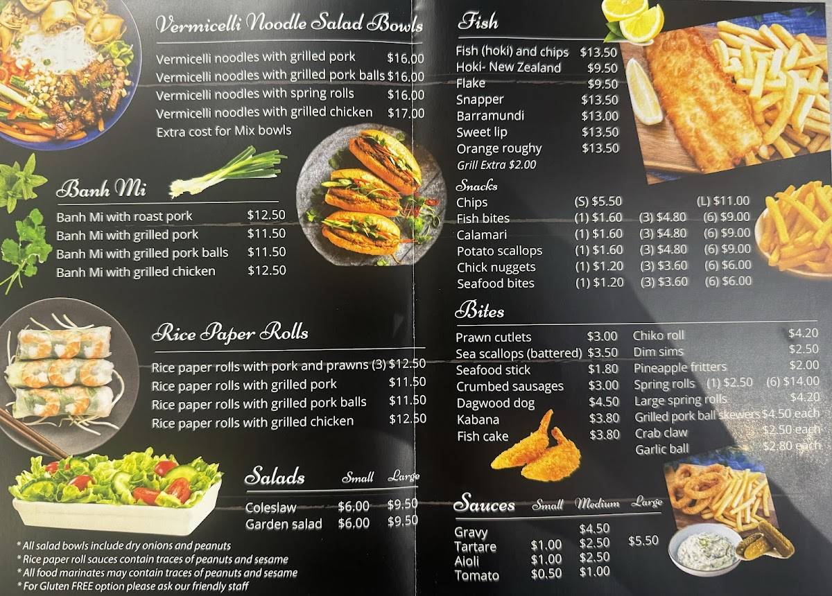 Fish n Bites меню