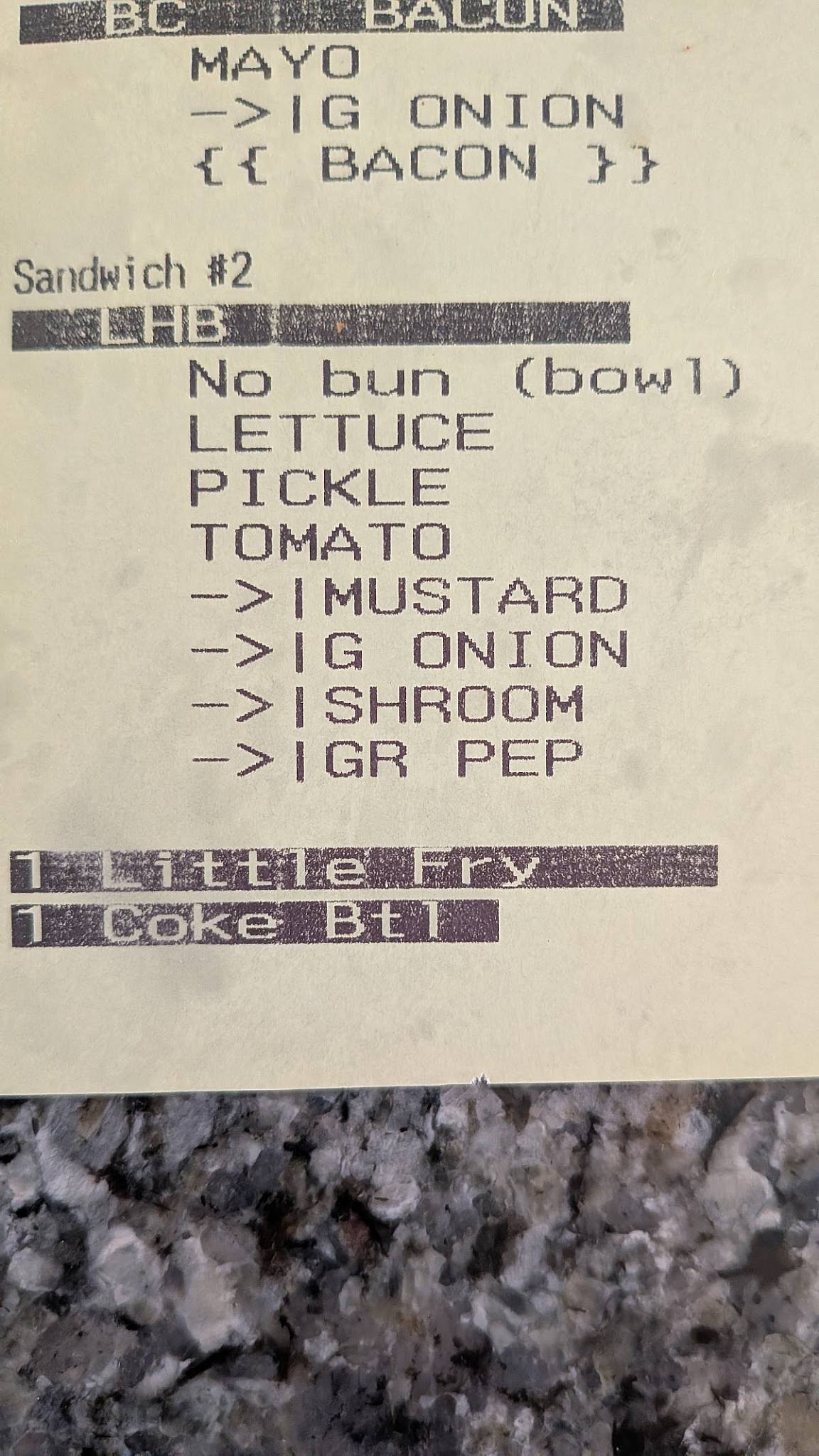 Five Guys меню