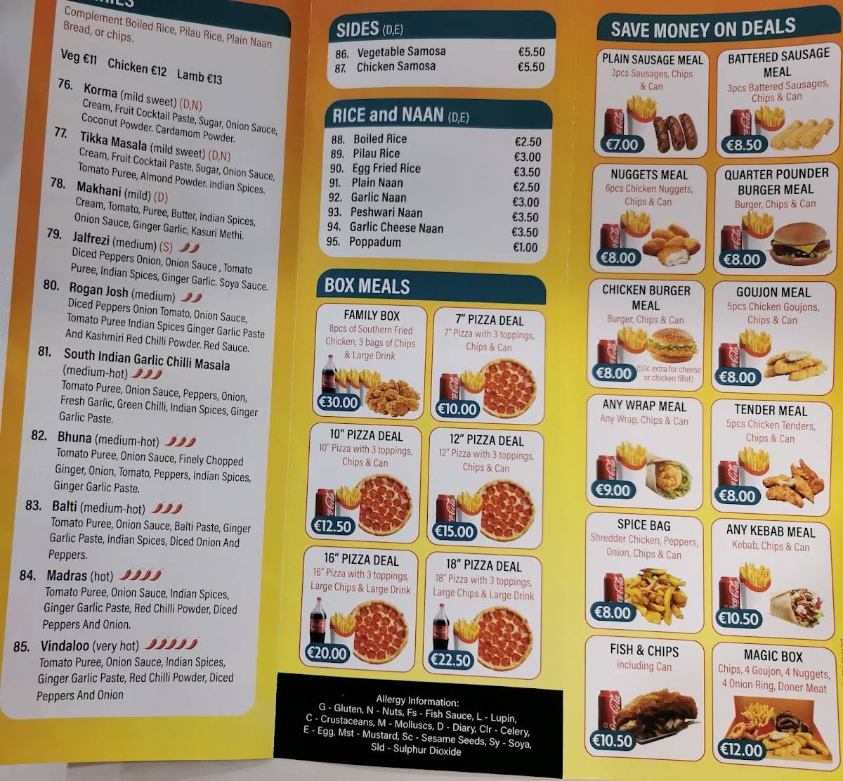 Food guru takeaway ramelton меню