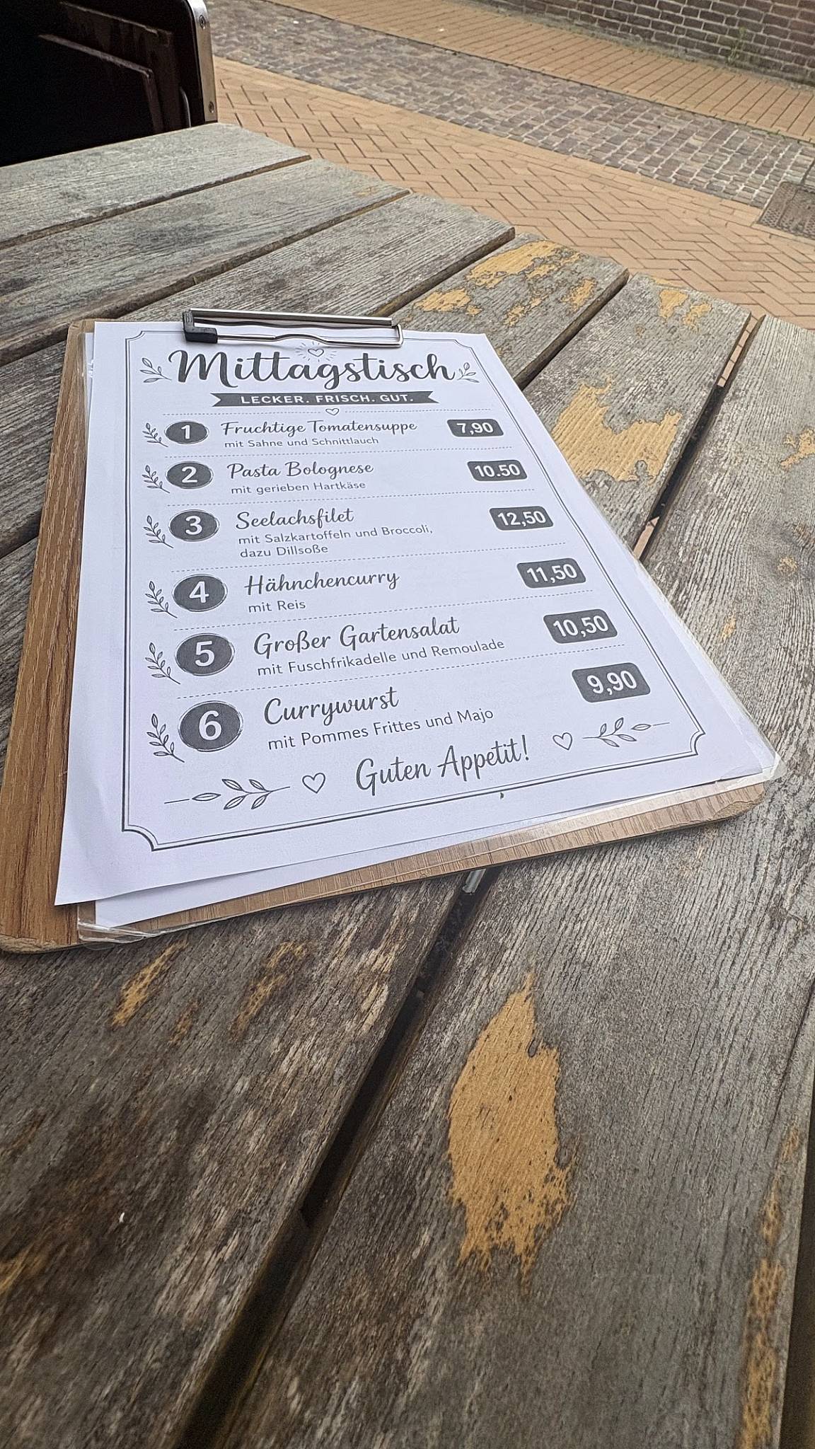 Fräulein Möhls меню