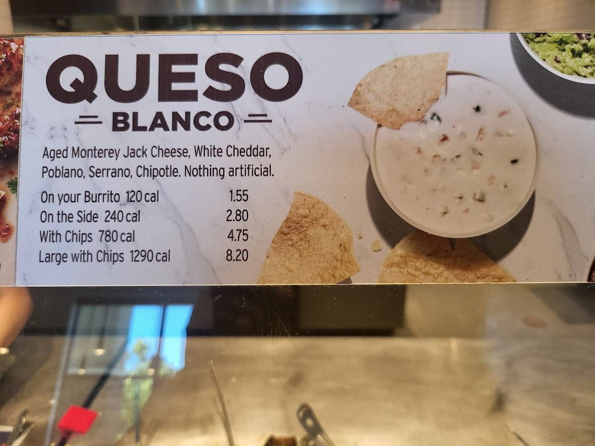 Chipotle Mexican Grill меню